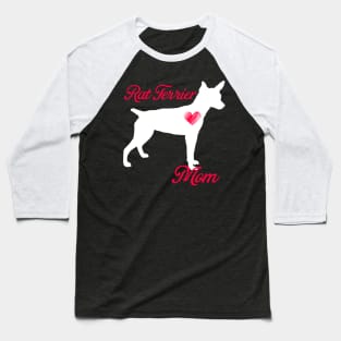 Rat terrier mom   cute mother's day t shirt for dog lovers Baseball T-Shirt